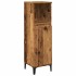 Armario de baño madera de ingeniería envejecida 30x30x100