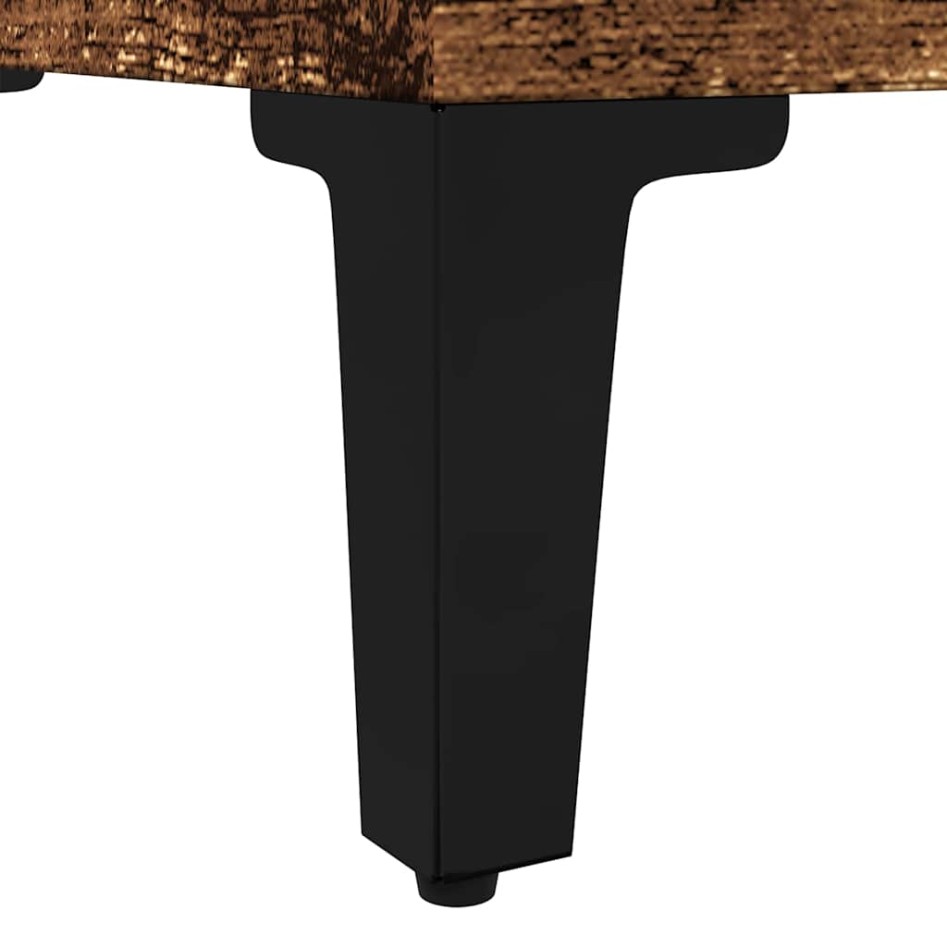 Armario de baño madera de ingeniería envejecida 30x30x100