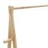 Perchero con estantes y ruedas 96x45,5x155,5 cm