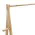 Perchero con estantes bambú 132x45,5x150,5