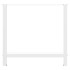Patas de mesa de centro acero blanco 2 uds 80x(72-73)