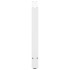 Patas de mesa de centro acero blanco 2 uds 80x(72-73)