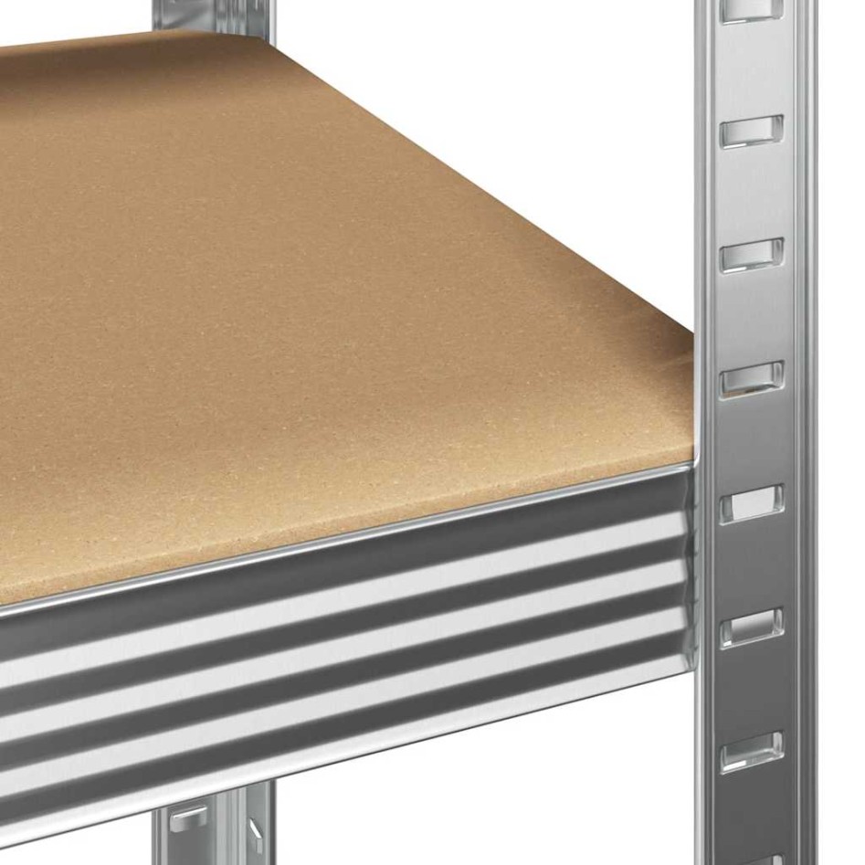 Estantería resistente 5 niveles madera de ingeniería y