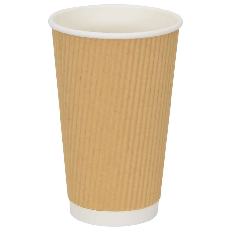 Tazas de café de papel 500 uds 16oz 400ml