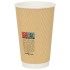 Tazas de café de papel 500 uds 16oz 400ml