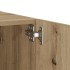 Mueble de TV madera de ingeniería roble artisan 100x35x40