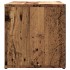 Mueble de TV madera ingeniería madera envejecida 80x34x35,5