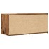 Mueble de TV madera ingeniería madera envejecida 80x34x35,5