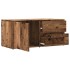 Mueble de TV madera ingeniería madera envejecida 80x34x35,5