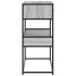 Mesa consola madera de ingeniería gris Sonoma 90x35x80