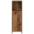 Armario de baño madera contrachapada envejecida 30x30x95