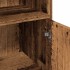 Armario de baño madera contrachapada envejecida 30x30x95