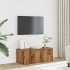 Mueble para TV madera contrachapada envejecida 80x34x30