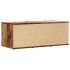 Mueble para TV madera contrachapada envejecida 80x34x30