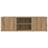 Mueble de TV madera de ingeniería roble artesanal 120x34x37