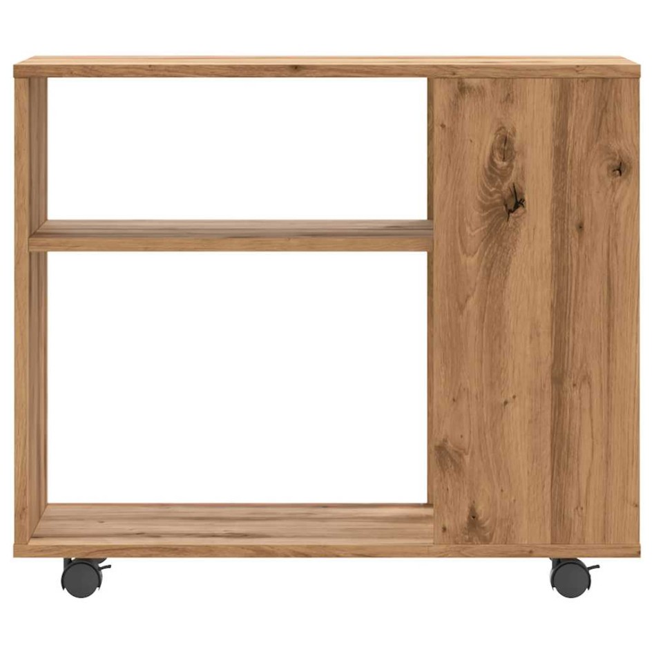Mesa auxiliar de madera de ingeniería roble artisan 70x35x55