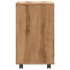 Mesa auxiliar de madera de ingeniería roble artisan 70x35x55