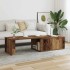 Mesa de centro madera contrachapada envejecida 150x50x35