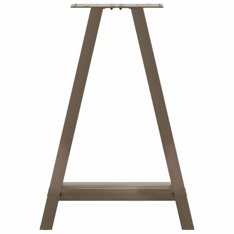 Patas de mesa de centro forma A 2uds acero 50x(72-73)