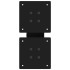 Patas de mesa de centro forma X 2uds acero negro 30x(30-31)