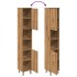 Mueble de baño madera de ingeniería roble artisan 30x30x179