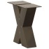 Patas de mesa centro forma X 2uds acero natural 40x(30-31)