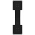Patas de mesa de centro forma X 2uds acero negro 60x(30-31)