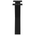 Patas de mesa de centro forma X 2uds acero negro 50x(42-43)