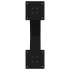 Patas de mesa de centro forma X 2uds acero negro 50x(42-43)