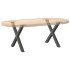 Patas para mesa de centro en forma de X 2 uds antracita