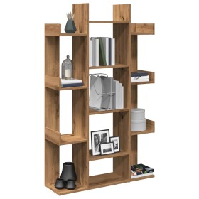 Estantería de madera de ingeniería roble artisan 86x25,5x140