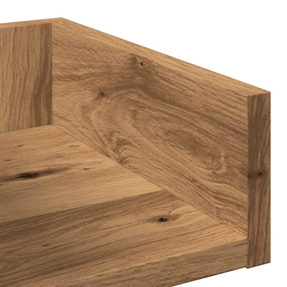 Estantería de madera de ingeniería roble artisan 86x25,5x140