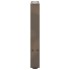 Patas para mesa de centro de acero natural 2 uds 28x(42-43)