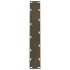 Patas para mesa de centro de acero natural 2 uds 60x(72-73)