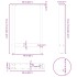 Patas para mesa de centro de acero natural 2 uds 60x(72-73)