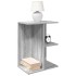 Mesitas noche 2 uds madera ingeniería gris Sonoma 46,5x29x61