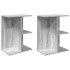 Mesitas noche 2 uds madera ingeniería gris Sonoma 46,5x29x61