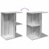 Mesitas noche 2 uds madera ingeniería gris Sonoma 46,5x29x61
