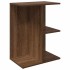 Mesitas de noche 2 uds madera de ingeniería marrón