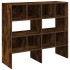 Zapateros 2 uds apilables roble ahumado 89,5x30x40