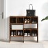 Zapateros 2 uds apilables roble ahumado 89,5x30x40