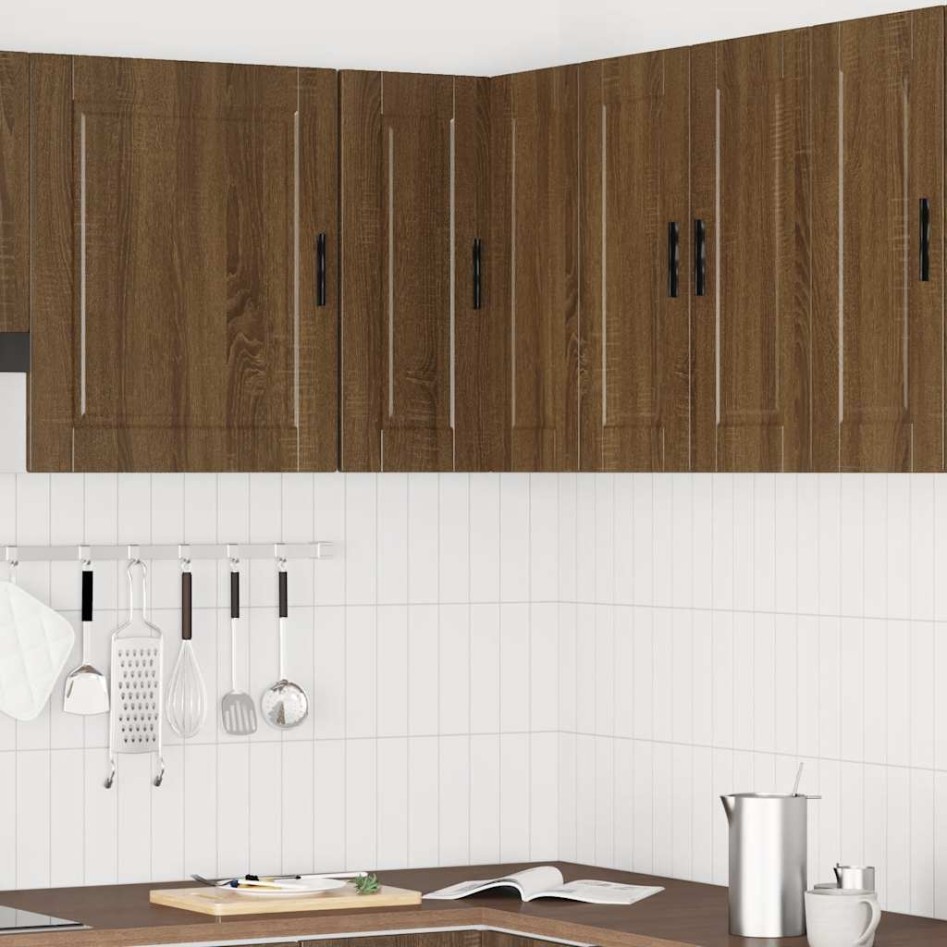 Mueble de cocina esquina pared Porto roble