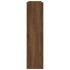 Mueble zapatero madera contrachapada marrón roble 80x25x100