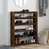 Zapatero madera contrachapada roble ahumado 80x25x100