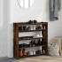 Zapatero madera contrachapada roble ahumado 80x25x81
