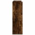 Zapatero madera contrachapada roble ahumado 80x25x81