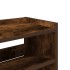 Zapatero madera contrachapada roble ahumado 80x25x81