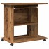 Mesa de ordenador madera contrachapada madera vieja 80x50x75