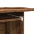 Mesa de ordenador madera contrachapada madera vieja 80x50x75