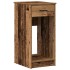 Torre de ordenador con cajón madera vieja 35x45x77
